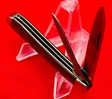 Vintage NEW YORK KNIFE CO #2079 Wharncliffe Peanut Jack Pocket Knife c1882-1931 Persian Shell Covers