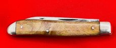 Vintage NEW YORK KNIFE CO #2079 Wharncliffe Peanut Jack Pocket Knife c1882-1931 Persian Shell Covers