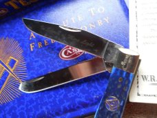 Case XX Blue Bone Trapper 6254 Salute to Freemasonry 