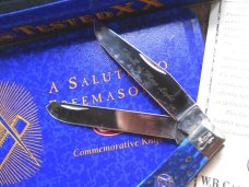 Case XX Blue Bone Trapper 6254 Salute to Freemasonry 