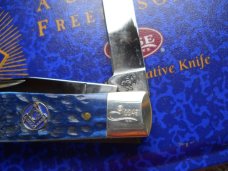 Case XX Blue Bone Trapper 6254 Salute to Freemasonry 
