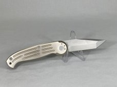 BOKER MAGNUM BO008 SS Silver Tanto Automatic w Box NEAR MINT (Z 54646) 