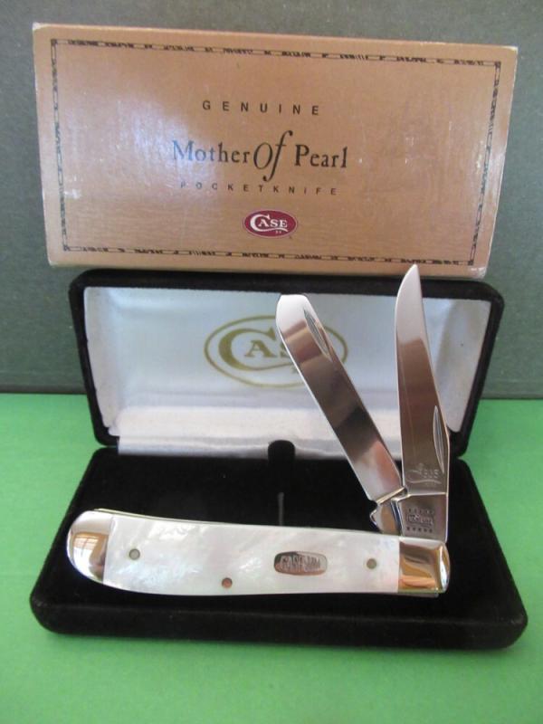 Case XX 2000 Millennium Pearl Mini Trapper Pattern # 8207 SS Case XX 2000 Millennium Pearl Mini Trapper Pattern # 8207 SS