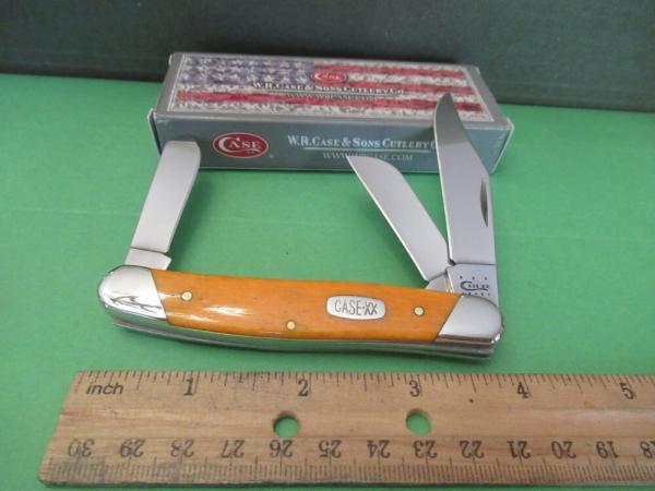 Case XX 2013 Persim Orange Stockman Pattern # 6347 SS Case XX 2013 Persim Orange Stockman Pattern # 6347 SS