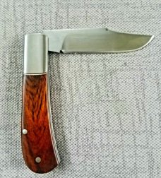 Margrate Custom Lanny..Ironwood & N690...3 7/8" clsd.liners..spacers..scalloped bolster.coa,slip,bo.