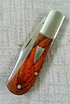 Margrate Custom Lanny..Ironwood & N690...3 7/8" clsd.liners..spacers..scalloped bolster.coa,slip,bo.