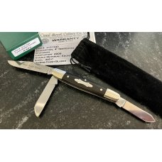 Canal Street Cutlery AAPK 2009 Forum Knife, Stockman, Ebony Wood Handle, New