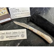 Canal Street Cutlery AAPK 2011 Forum Knife, Pinchlock , Amazing White Tail Deer Antler Handle, New