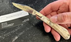 Canal Street Cutlery AAPK 2011 Forum Knife, Pinchlock , Amazing White Tail Deer Antler Handle, New 