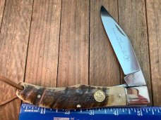 Canal Street Cutlery Locking Folding Hunter External Ram’s Horn 2009 1 of 50 