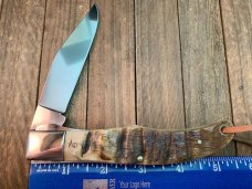 Canal Street Cutlery Locking Folding Hunter External Ram’s Horn 2009 1 of 50 