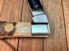Canal Street Cutlery Locking Folding Hunter External Ram’s Horn 2009 1 of 50 