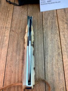 Canal Street Cutlery Locking Folding Hunter External Ram’s Horn 2009 1 of 50 