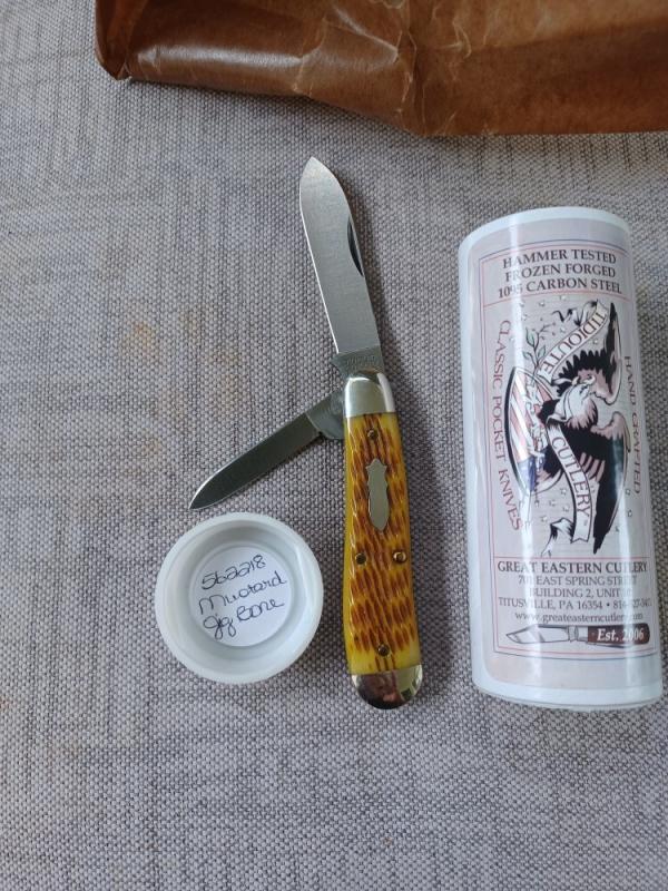 562218 Mustard Jigged Bone GEC Tidioute Dogleg...NIT 