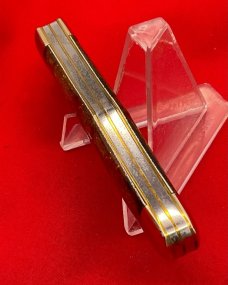  FIGHT’N ROOSTER Dogleg Swell Center Jack Pocket Knife Antique Christmas Tree