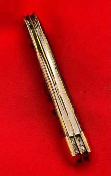  FIGHT’N ROOSTER Dogleg Swell Center Jack Pocket Knife Antique Christmas Tree