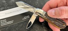 Great Eastern Cutlery Northfield 252208 Little Jack, Horsecut Antique Bone Handle, New (GEC 25) 