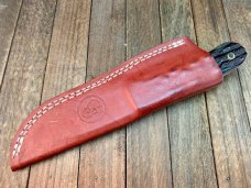 Canal Street Cutlery Fixed Blade Amber Stag Bone