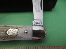 Buck Creek Stag Swell Center Whittler Made in Solingen Germany 