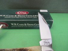 Case XX 2002 Vintage Bone Seahorse Whittler  Pattern # V6355WH SS