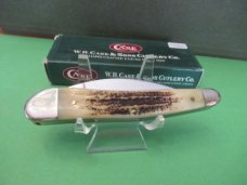 Case XX 2002 Vintage Bone Seahorse Whittler  Pattern # V6355WH SS