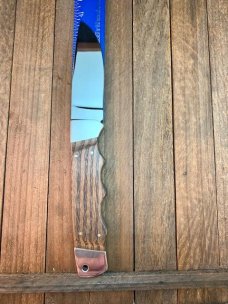 Canal Street Cutlery Catskill Hunter Drop Point Reclaimed American Chestnut