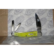 Case xx USA #6355wh WHARNCLIFF WHITTLER Lime Green Bone Limited xx Edition Knife New w/box
