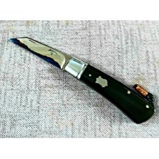 Vincenzo Balistreri Buffalo Horn Native Slipjoint375San MaiLanyardbeadfluted bolsters