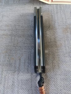 Vincenzo Balistreri Buffalo Horn Native Slipjoint..3.75..San Mai..Lanyard..bead...fluted bolsters 