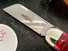 Great Eastern Cutlery Northfield 363122 Toenail Clipper, Blood Red Jig Bone Handle, (GEC 36), New 