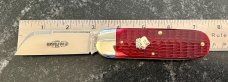 Great Eastern Cutlery Northfield 363122 Toenail Clipper, Blood Red Jig Bone Handle, (GEC 36), New 