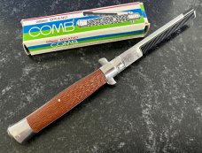 Vintage Switchblade Comb, Made In Japan, Hard To Find with Original Box 