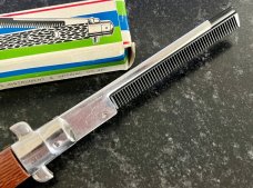 Vintage Switchblade Comb, Made In Japan, Hard To Find with Original Box 