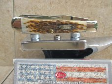 Case XX Amber Jigged Bone 6254 Trapper  New In Box 
