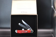 CASE DARK RED BONE MINI TRAPPER 6207 SS WITH DISPLAY BOX