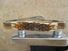 Case XX 63032 Jigged Amber Bone Small Stockman  NIB 