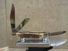 Case XX 63032 Jigged Amber Bone Small Stockman  NIB 