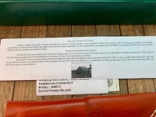 Canal Street Cutlery Trailing Drop Point Hunter Reclaimed American Chestnut 2010