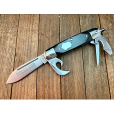 A.G. Russell Premium Scout Knife Black Micarta 2004