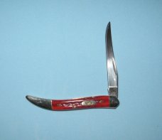 Case xx USA 610096 Red Jigged bone Small Toothpick PW Pocket Worn Knife New