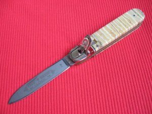 Vintage German Boker 712 Leverlock Knife - Custom