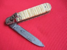 Vintage German Boker 712 Leverlock Knife - Custom