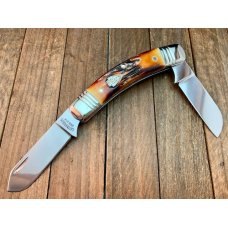 Cattaraugus Cutlery KCC 35th Anniversary Whittler Sambar Stag 2005