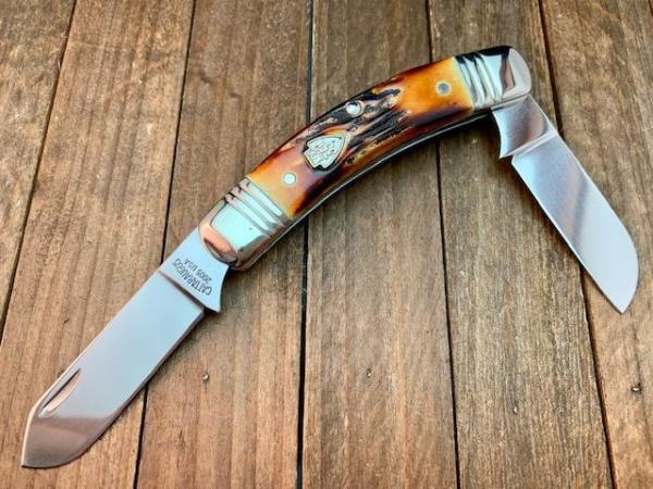 Cattaraugus Cutlery KCC 35th Anniversary Whittler Sambar Stag 2005 Cattaraugus Cutlery KCC 35th Anniversary Whittler Sambar Stag 2005