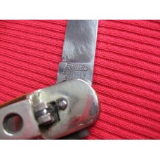 Vintage German Bonsa Stag Leverlock Switchblade Knife