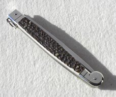  NEW AGA CAMPOLIN 12" ITALIAN SICILIANO GENUINE STAG 4 MILLIMETER BLADE, NICKEL SILVER BOLSTERS