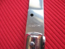 Vintage 13" Horn MOLLETTA Stiletto Switchblade Knife.
