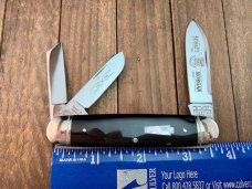 Schatt and Morgan Equal End Split Backspring Whittler Buffalo Horn 2002