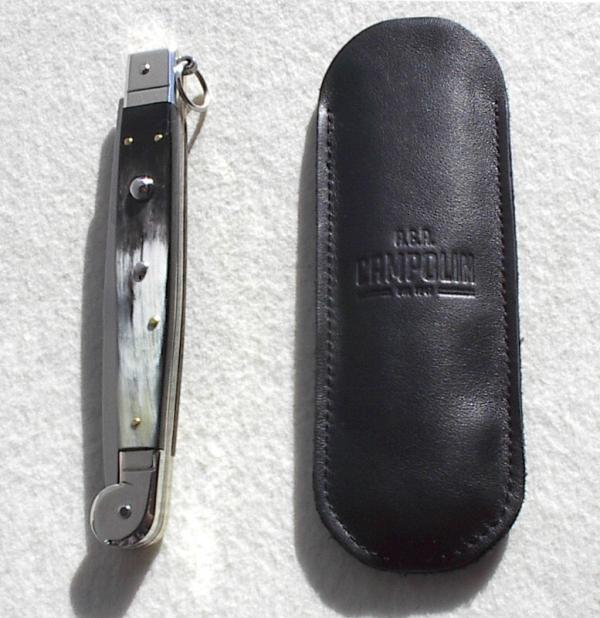 NEW AGA CAMPOLIN 12" SICILIANO ITALIAN RING PULL BRAZILIAN HORN 4 MILL BLADE NICKEL SILVER BOLSTERS