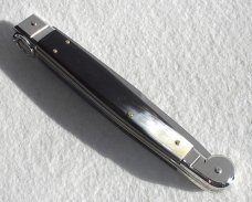 NEW AGA CAMPOLIN 12" SICILIANO ITALIAN RING PULL BRAZILIAN HORN 4 MILL BLADE NICKEL SILVER BOLSTERS